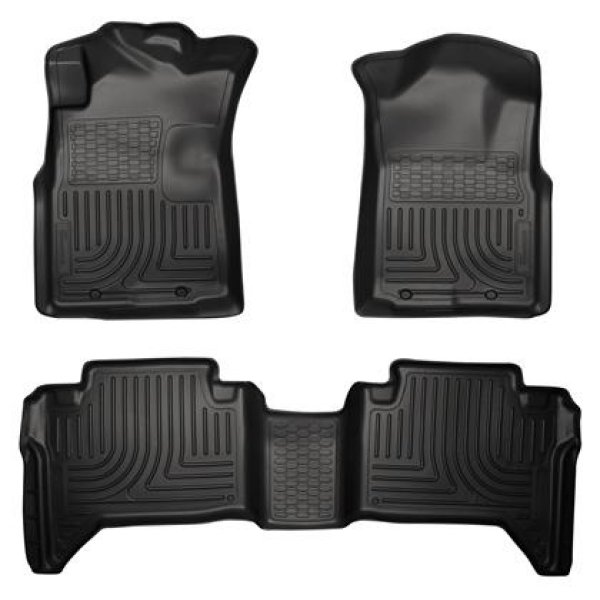 【USA在庫あり】 Husky Liners 05年-13年 トヨタ Tacoma WeatherBeater Combo ブラック フロアライナー hsl98951 HD店