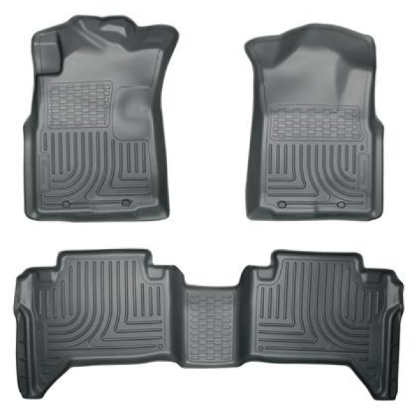 【USA在庫あり】 Husky Liners 05年-13年 トヨタ Tacoma WeatherBeater Combo Grey フロアライナー hsl98952 HD店