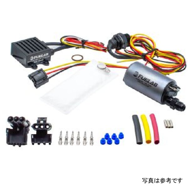 【USA在庫あり】 Fuelab 253 インタンク ブラシレス燃料ポンプキット(-6AN付き)Out レット/72002/74101/プレフィルター - 500 LPH flb25311 HD店