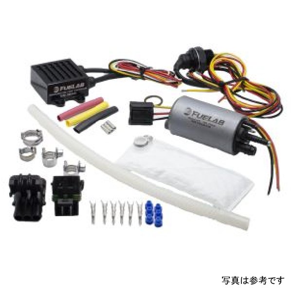 【USA在庫あり】 Fuelab 253 インタンク ブラシレス燃料ポンプキット(9mmバーブ/6mmサイフォン付き)/72002/74101/プレフィルター - 500 LPH flb25314 HD店