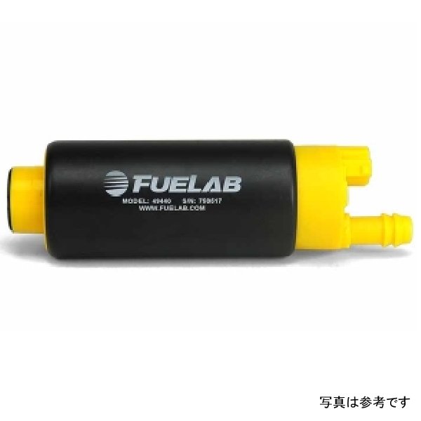 【USA在庫あり】 Fuelab 494 高出力インタンク電動燃料ポンプ - 340 LPH センター出力 flb49440 HD店