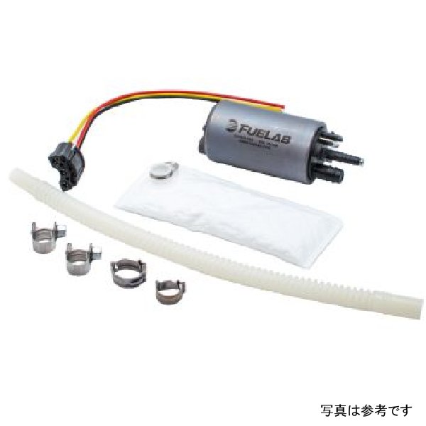 【USA在庫あり】 Fuelab 496 インタンク ブラシレス燃料ポンプ(9mmバーブ/6mmバーブサイフォン付き) - 500 LPH flb49614 HD店