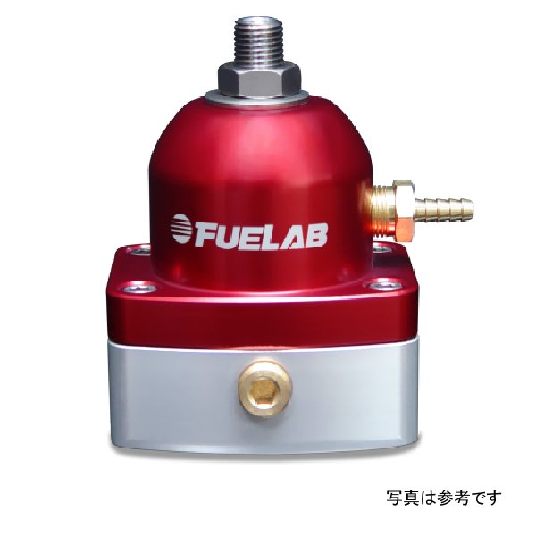 【USA在庫あり】 Fuelab 535 EFI 調整可能ミニFPR 25-90 PSI (2) -6AN In (1) -6ANリターン - レッド flb53501-2 HD店