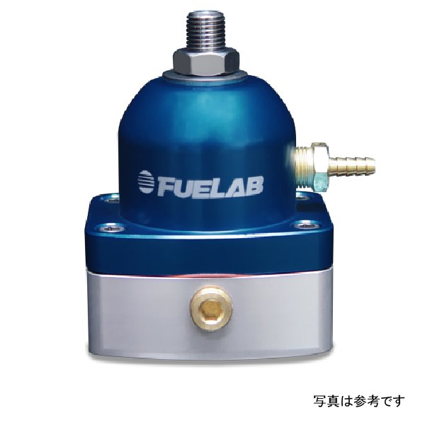 【USA在庫あり】 Fuelab 535 EFI 調整可能ミニFPR 25-90 PSI (2) -6AN In (1) -6AN リターン - ブルー flb53501-3 HD店