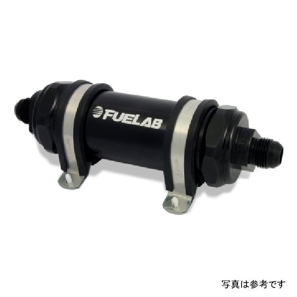 【USA在庫あり】 Fuelab 828 インライン燃料フィルター ロング - 8AN In/Out 6 ミクロン グラスファイバー- ブラック flb82832-1 HD店 38,019円