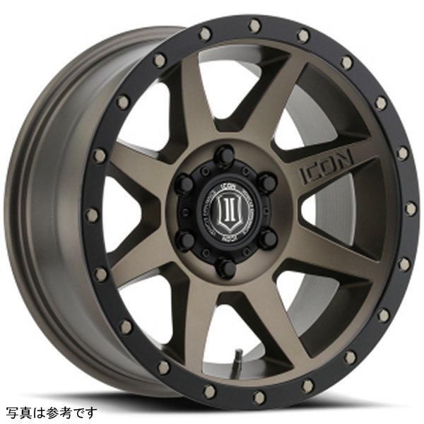 【USA在庫あり】 ICON Rebound 17x8.5 5x150 25mm オフセット 5.75in BS 110.1mm Bore Bronze ホイール ico1817855557BR HD店