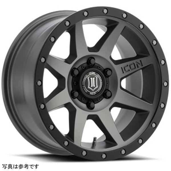 【USA在庫あり】 ICON Rebound 17x8.5 5x150 25mm オフセット 5.75in BS 110.1mm Bore Titanium ホイール ico1817855557TT HD店