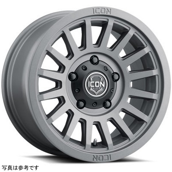【USA在庫あり】 ICON Recon SLX 17x8.5 6x5.5 BP 0mm Offset 4.75in BS 106.1mm Bore Charcoal Wheel ico3617858347CH HD店