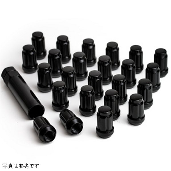 【USA在庫あり】 ICON Alloys Lug Nut キット ブラック - 14x1.5 - 24 Lug Nuts w/ Key ico89141524B HD店 12,376円
