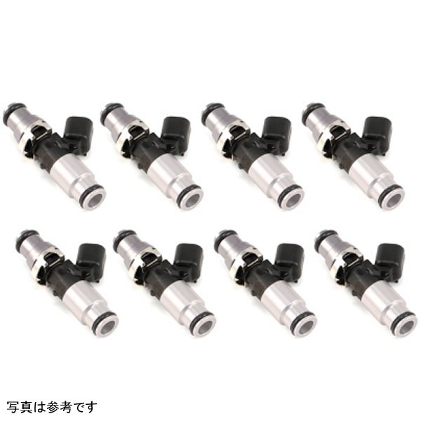 【USA在庫あり】 Injector Dynamics - 1050cc インジェクター 60mm Length 14mm Grey Adaptor Top - ブルー Bottom Adap (Set of 8) idx1050.60.14.14B.8 HD店