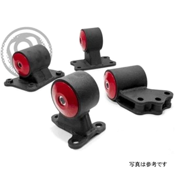 【USA在庫あり】 Innovative 91年-99年 ミツビシ 3000GT / GTO 6G72 ブラック Steel Mounts 75A ブッシング inm79950-75A HD店