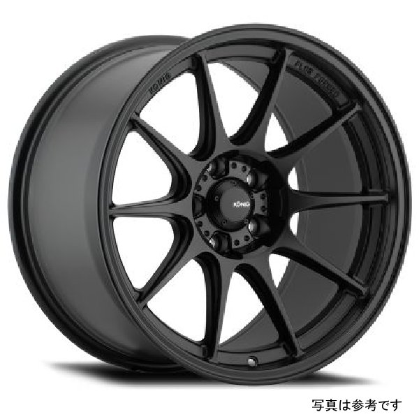 【USA在庫あり】 Konig Dekagram 16x8 4x108 ET40 Semi-Matte ブラック kngDK86108405 HD店