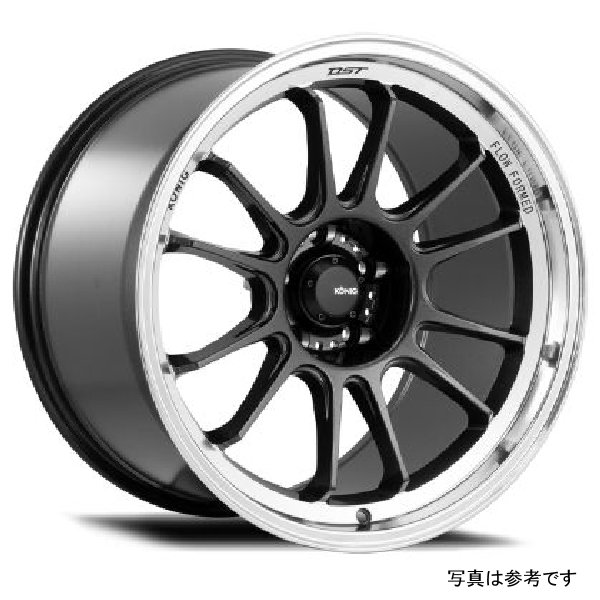 【USA在庫あり】 Konig Hypergram 18x9.5 5x114.3 ET25 Metallic カーボン w/ Machined Lip kngHG98514256 HD店
