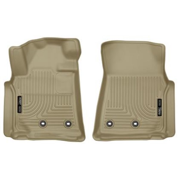 【USA在庫あり】 Husky Liners 13年-16年 Lexus LX570 / 13年-16年 トヨタ ランドクルーザー WeatherBeater フロント Tan フロアライナー hsl13093 HD店