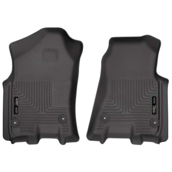 【USA在庫あり】 Husky Liners 2019 Ram 1500 Crew Cab WeatherBeater ブラック フロント Row フロアライナー hsl13741 HD店