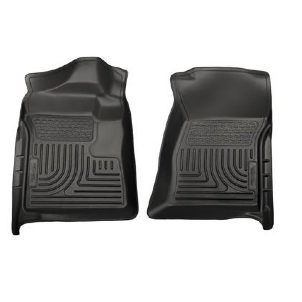 【USA在庫あり】 Husky Liners 07年-12年 シボレー シルバラード/GMC Sierra Regular Cab WeatherBeater ブラック フロアライナー hsl18221 HD店