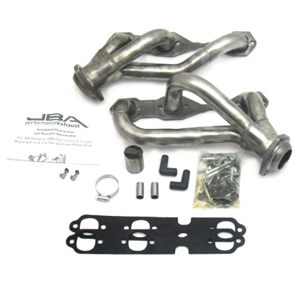 【USA在庫あり】 JBA 88年-95年 & 02年-03年 GM S-Truck 4.3L V6 4WD 1-1/2in Primary Raw 409SS Cat4Ward Header jba1840S-3 HD店