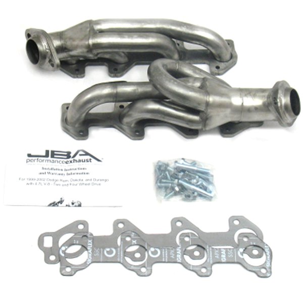 【USA在庫あり】 JBA 04年-07年 ダッジ Dakota 4.7L PowerTech 1-1/2in Primary Raw 409SS Cat4Ward Header jba1949S-2 HD店 87,347円