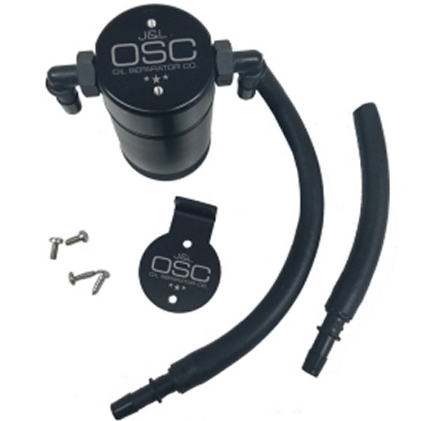 【USA在庫あり】 J&L 99年-04年 フォード ライトning Passenger Side Oil セパレーター 3.0 - ブラック アノダイズド jlt3027P-B HD店