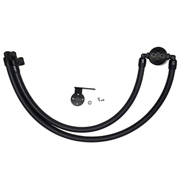【USA在庫あり】 J&L 17年-22年 フォード F-250 6.2L/7.3L Passenger Side Oil セパレーター 3.0 - ブラック アノダイズド jlt3042P-B HD店
