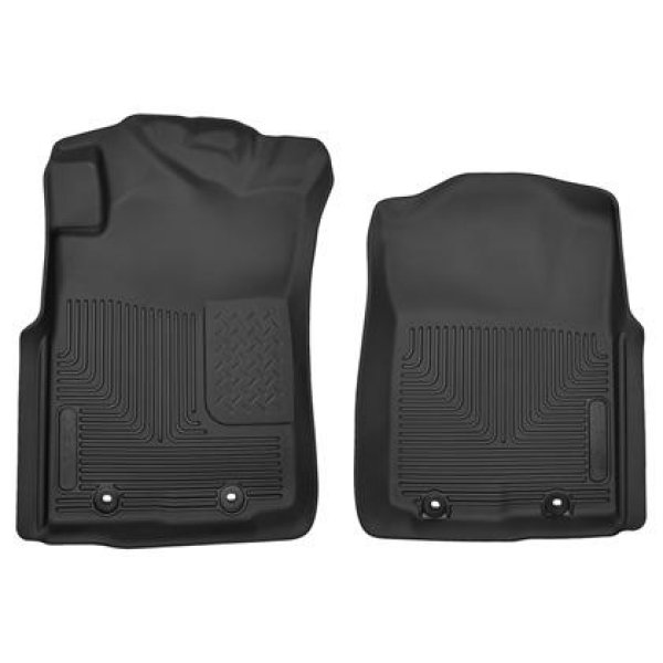 【USA在庫あり】 Husky Liners 12年-14年 トヨタ Tacoma Pickup(Crew / Ext / Std Cab) X-Act Contour ブラック フロント フロアライナー hsl53701 HD店