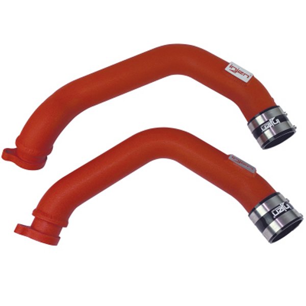 【USA在庫あり】 Injen 15-16 BMW M3(F80)/M4 (F82/83) 3.0L L6 Twin Turbo 2PC Aluminum Int. Charge Pipe - リンクルレッド injSES1116ICPWR HD店