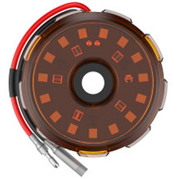 【USA在庫あり】 KC HiLiTES Cyclone V2 2.2in. LED Accessory ライト 5w Flood Beam (シングル) - Amber Lens kcl1360 HD店