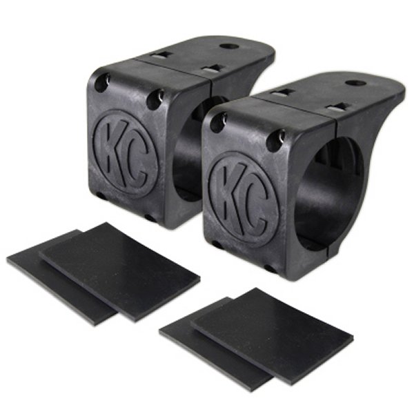 【USA在庫あり】 KC HiLiTES Universal Tube Clamp ライト Mount ブラケット セット / 1.75in. to 2in. Bar (2個) kcl73071 HD店