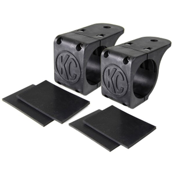 【USA在庫あり】 KC HiLiTES Universal Tube Clamp ライト Mount ブラケット セット / 2.25in. to 2.5in. Bar (2個) kcl73081 HD店