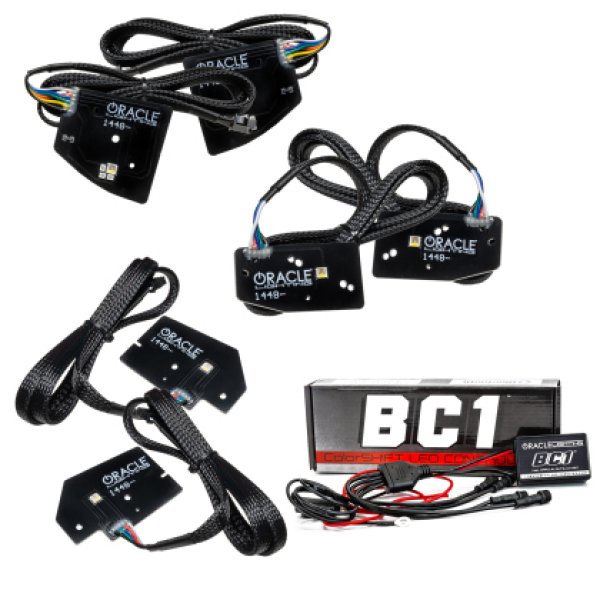 【USA在庫あり】 Oracle 19年-21年 RAM 1500 Projector LED ヘッドライト DRL キット - RGBW+A w/ BC1 Controller SEE WARRANTY orl1448-335 HD店