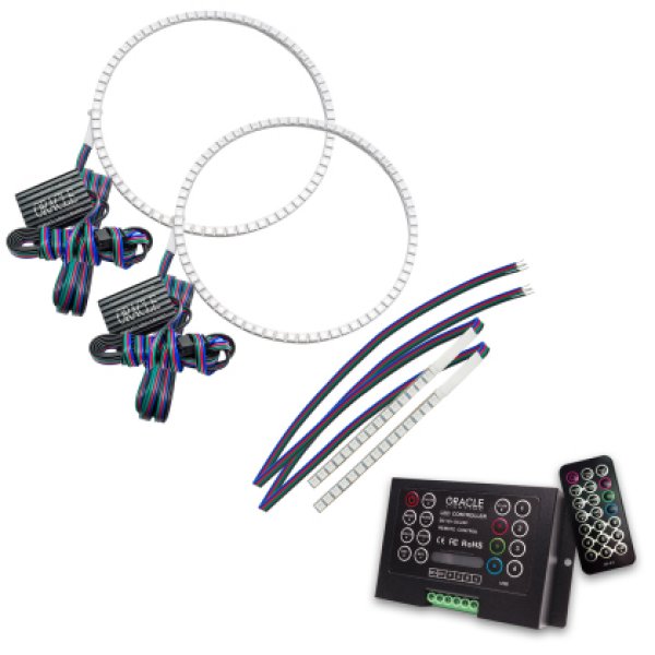 【USA在庫あり】 Oracle 21年-22年 フォード Bronco ヘッドライト Halo キット w/DRL Bar - Base ヘッドライト -w/2.0 Cntrl SEE WARRANTY orl1471-333 HD店