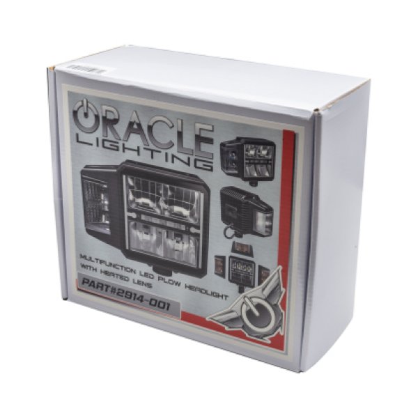 【USA在庫あり】 Oracle ライティング Multifunction LED Plow ヘッドライト with Heated Lens 5700K SEE WARRANTY orl2914-001 HD店