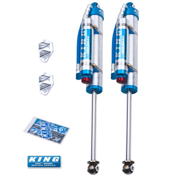 【USA在庫あり】 King ショック 07年-18年 ジープ ラングラー JK リヤ 2.5 Dia Piggy ホース Res ショック 3-5in リフト w/Adjuster (2個) kin25001-224A HD店