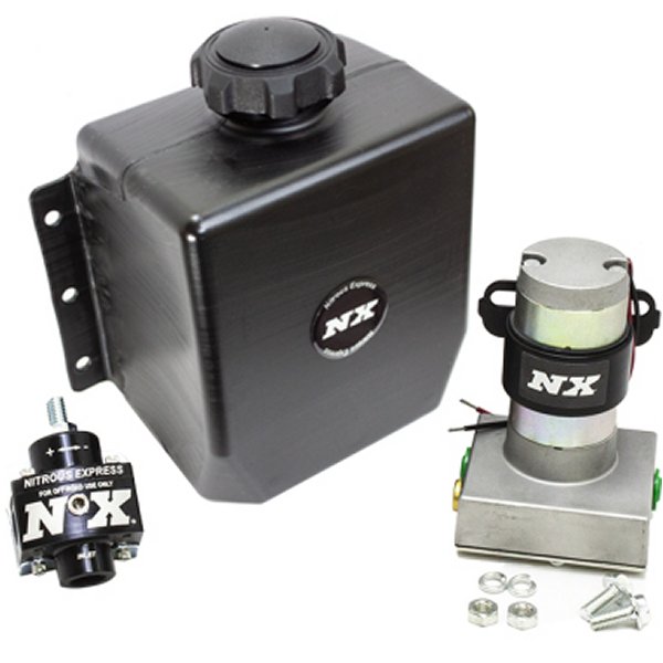 【USA在庫あり】 Nitrous Express Stand Alone Fuel Enrichment System w/External フューエルポンプ/Fuel レギュレーター/3qt Tank nex15003-3QT HD店
