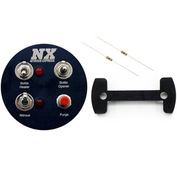 【USA在庫あり】 Nitrous Express ゲージ Pod Switch Panel (For 2-1/16in ゲージ Pods) nex15792 HD店