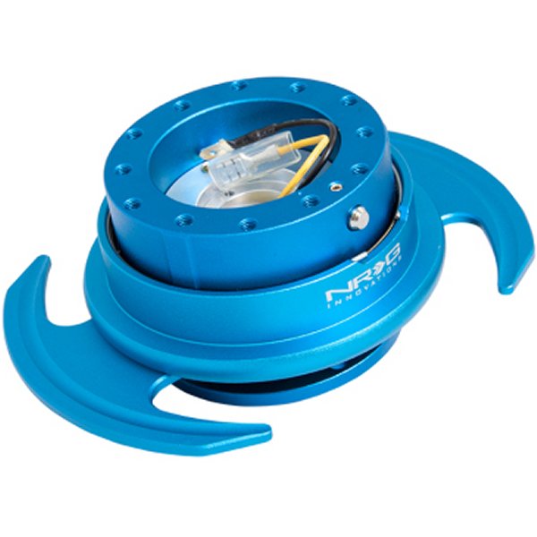 【USA在庫あり】 NRG Quick Release Kit Gen 3.0 ブルー Body / Blue Ring w/Handles nrgSRK-650BL HD店