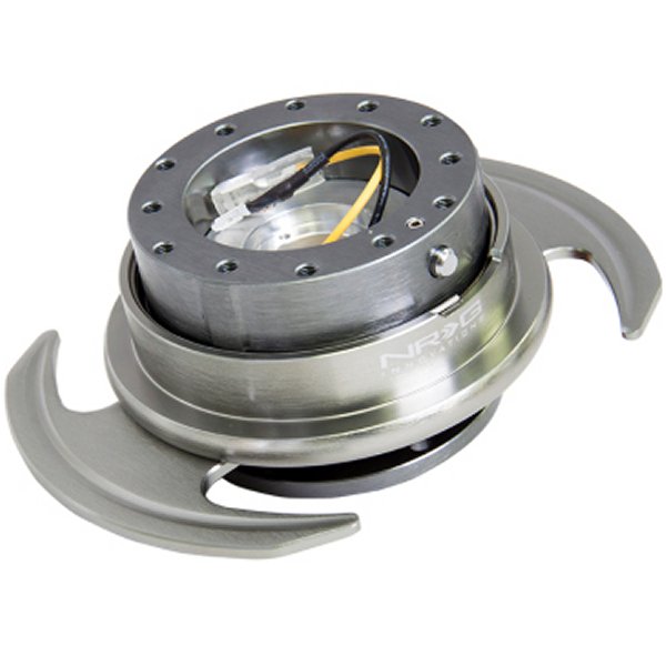 【USA在庫あり】 NRG Quick Release キット Gen 3.0 - Gunmetal Body / Gunmetal Ring w/Handles nrgSRK-650GM HD店