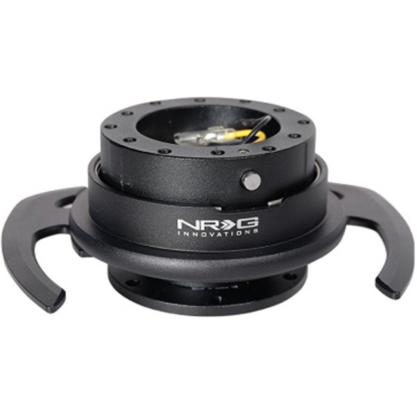 【USA在庫あり】 NRG Quick Release Kit Gen 4.0 ブラック Body / ブラック Ring w/ Handles nrgSRK-700BK HD店