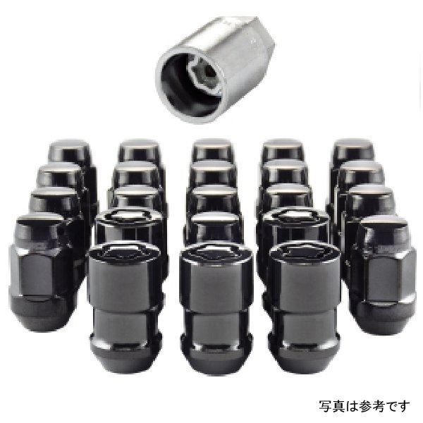 【USA在庫あり】 McGard ジープ ラングラー インストールキット (Cone Seat Bulge) 1/2-20 / 3/4 Hex / (18 Lug Nuts / 5 Locks) - ブラック mcg84563BK HD店