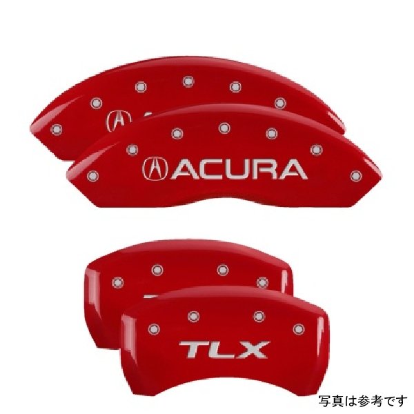 【USA在庫あり】 MGP 4 Caliper Covers Engraved フロント Acura Engraved リヤ TLX レッド フィニッシュ シルバー ch mgp39018STLXRD HD店 47,032円