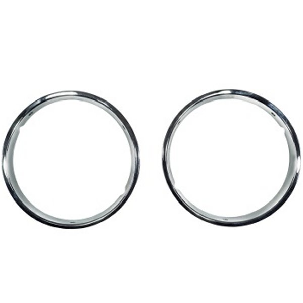 【USA在庫あり】 Omix ヘッドライト Bezels クローム 97年-06年 ジープ ラングラー omi12419.08 HD店