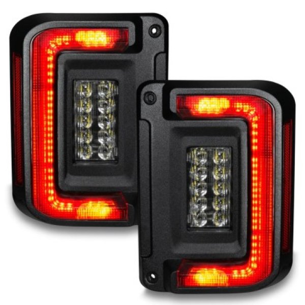 【USA在庫あり】 Oracle 07年-17年 ジープ ラングラー JK Flush Mount LED Tail ライト - Tinted SEE WARRANTY orl5891-504-T HD店
