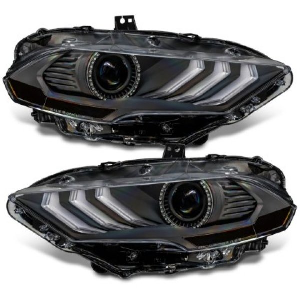 【USA在庫あり】 Oracle ライティング 18年-23年 フォード Mustang Dynamic ColorSHIFT LED ヘッドライト - ブラック Series SEE WARRANTY orl8204-332 HD店 163,862円