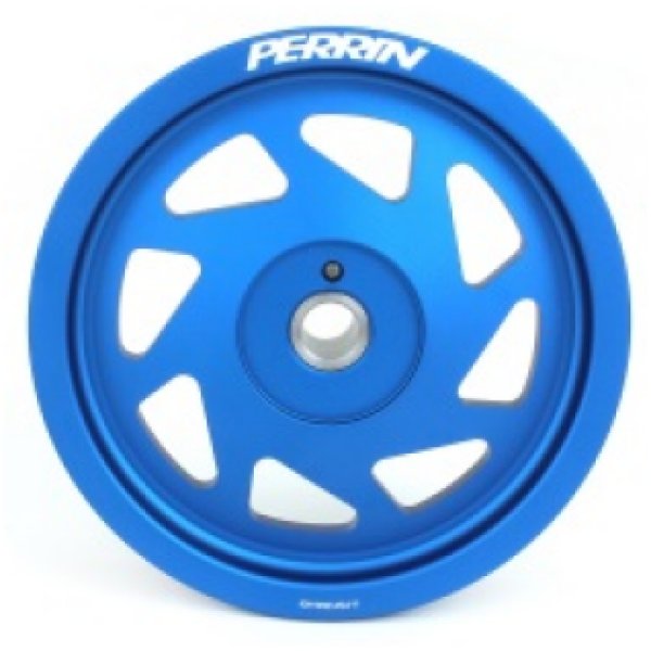 【USA在庫あり】 Perrin 19年-21年 スバル WRX / 16年-18年 Forester ライトウェイト Crank Pulley (FA/FB Engines w/Large Hub) - ブルー perPSP-ENG-104BL HD店