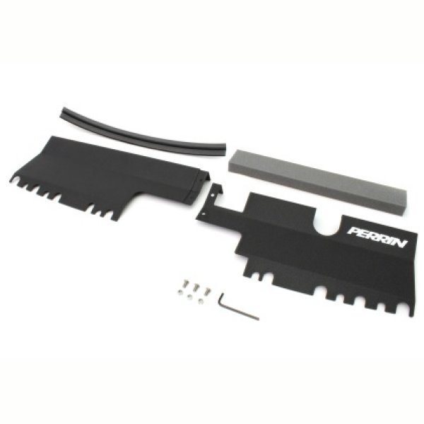 【USA在庫あり】 Perrin 15年-21年 WRX/STI Radiator Shroud (Without OEM Intake Scoop) - ブラック perPSP-ENG-512-2BK HD店