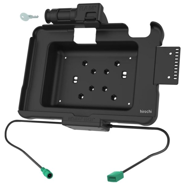 ラムマウント RAM Mounts GDSパワードック Zebra ET5x10.1インチ専用 キーロック付 シングルポート ボール無 RAM-HOL-ZE11PDKLU HD店