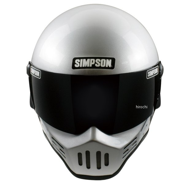 3305185800 シンプソン SIMPSON フルフェイスヘルメット M30 シルバー 58cm 4562363241583 HD店｜ヒロチー商事 ハーレー 店