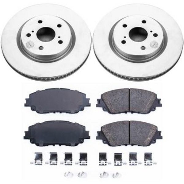 【USA在庫あり】 Power Stop 2019 トヨタ Avalon フロント Z17 Evolution Geomet Coated ブレーキ キット psbCRK7895 HD店
