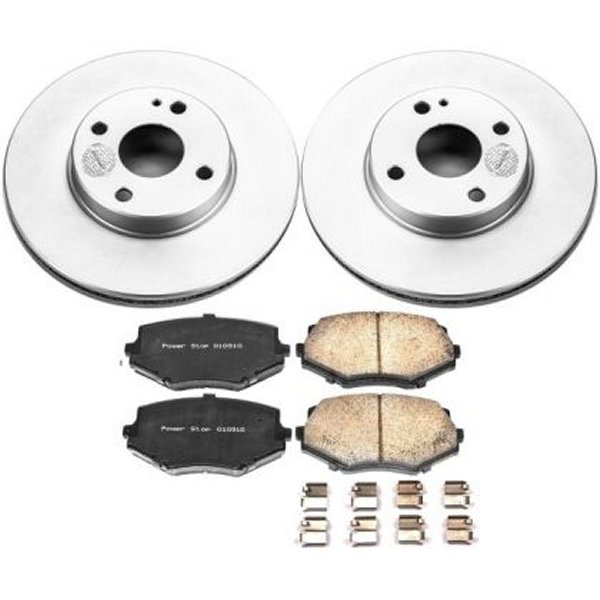 【USA在庫あり】 Power Stop 94年-97年 マツダ Miata フロント Z17 Evolution Geomet Coated ブレーキ キット psbCRK793 HD店