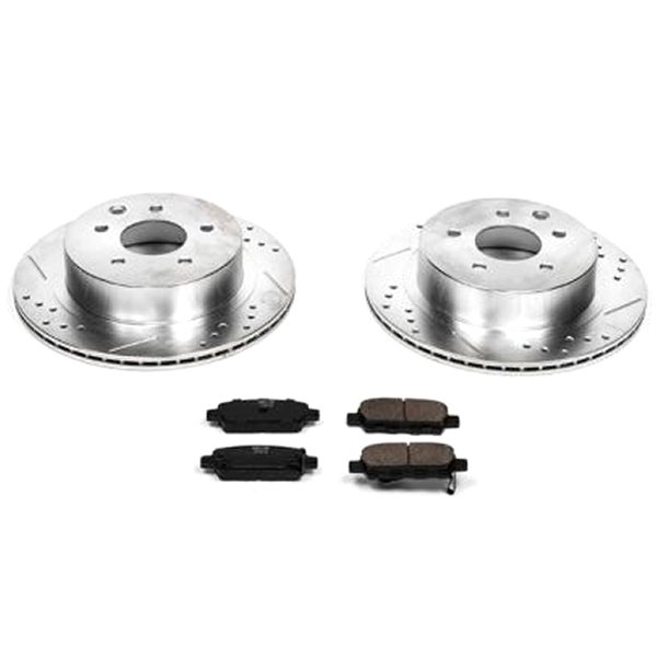 【USA在庫あり】 Power Stop 03年-05年 Infiniti G35 リヤ Z23 Evolution Sport ブレーキ キット psbK103 HD店